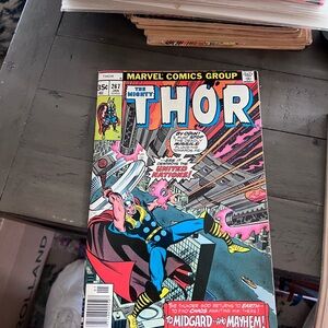 Dance & Marvel Comic Book with Red and Blue Cover